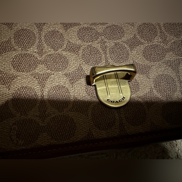 Coach Studio Monogram Canvas Shoulder Bag - Picture 4 of 6